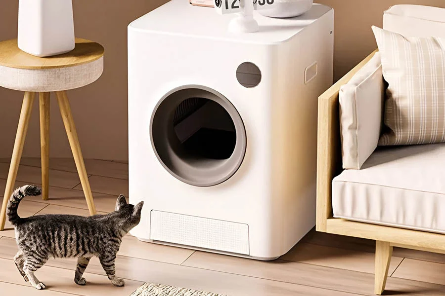 auto cleaning cat litter box