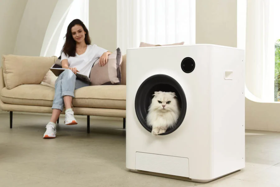 auto cleaning cat litter box